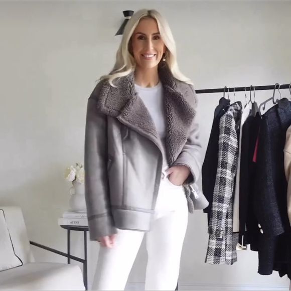 ZARA DOUBLE FACED JACKET - Picture 3 of 16